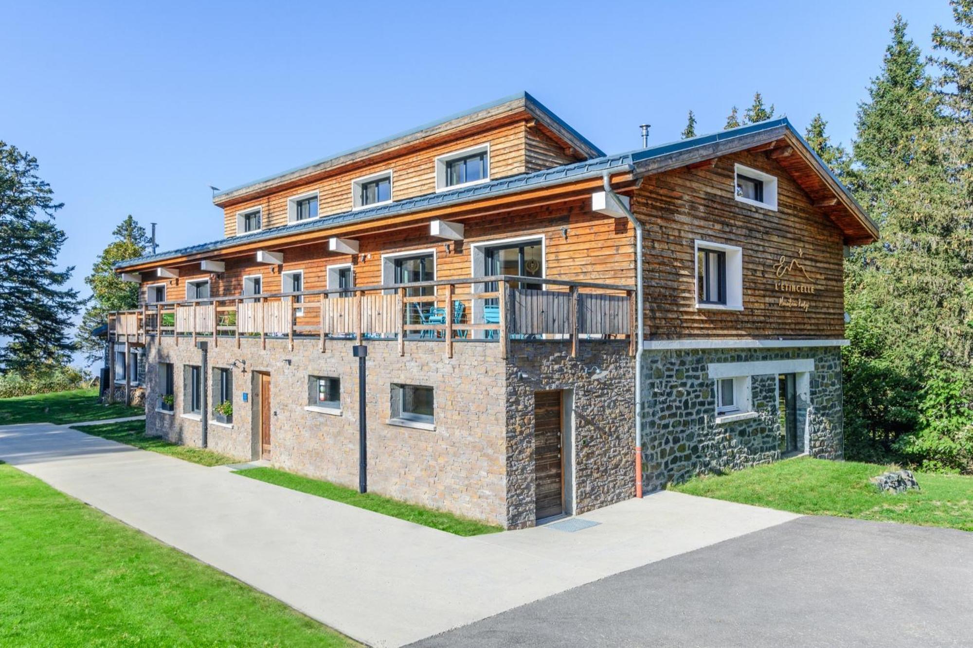 L'Etincelle Mountain Lodge شاروس المظهر الخارجي الصورة